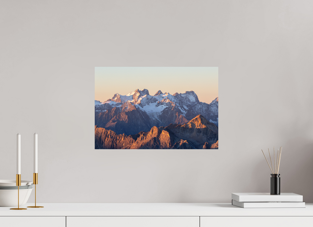 45 x 30 cm, Tirage Fine Art mat Au réveil des crêtes