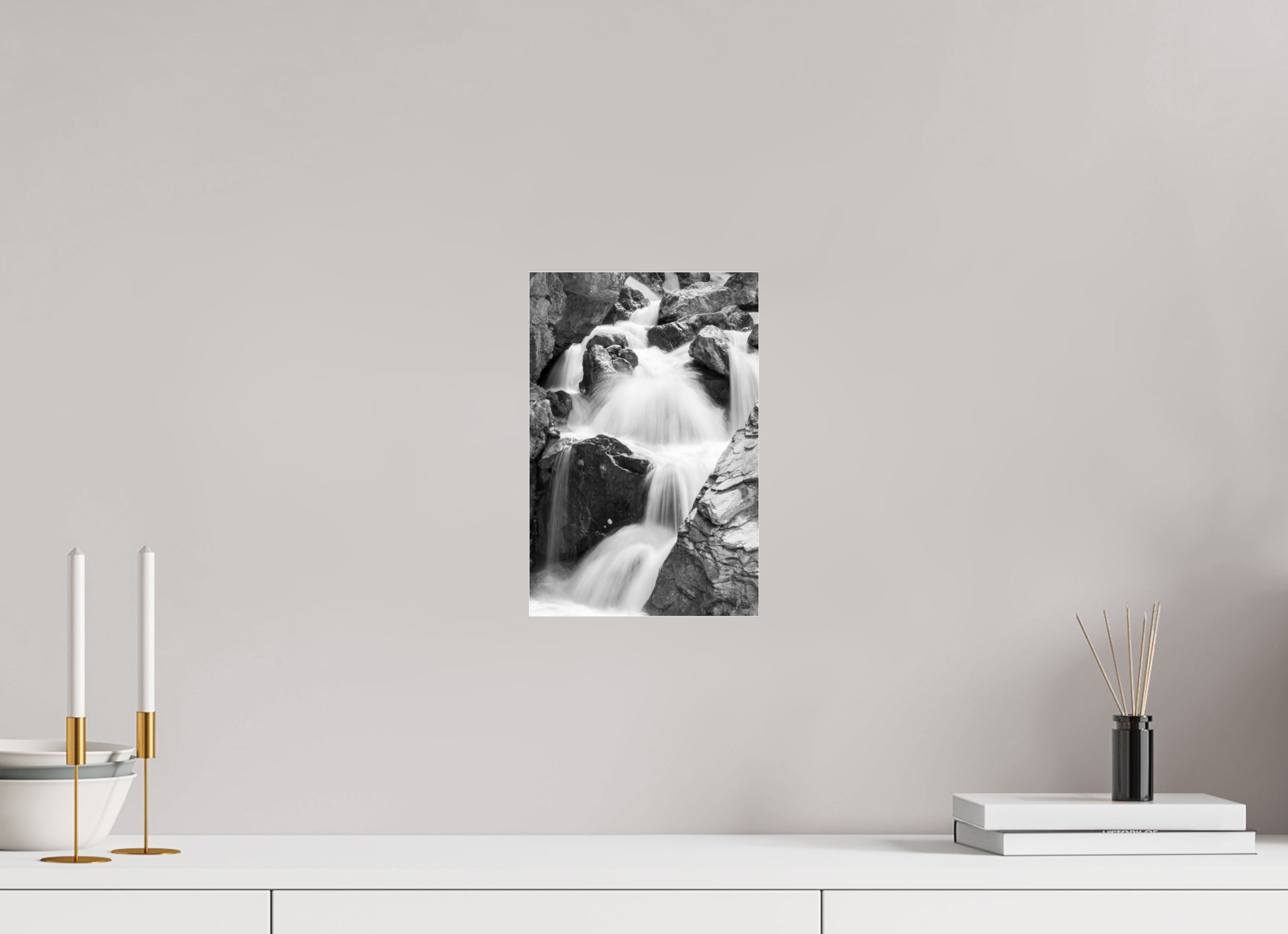 20 x 30 cm, Dibond verre brillant 2mm Les fils du temps