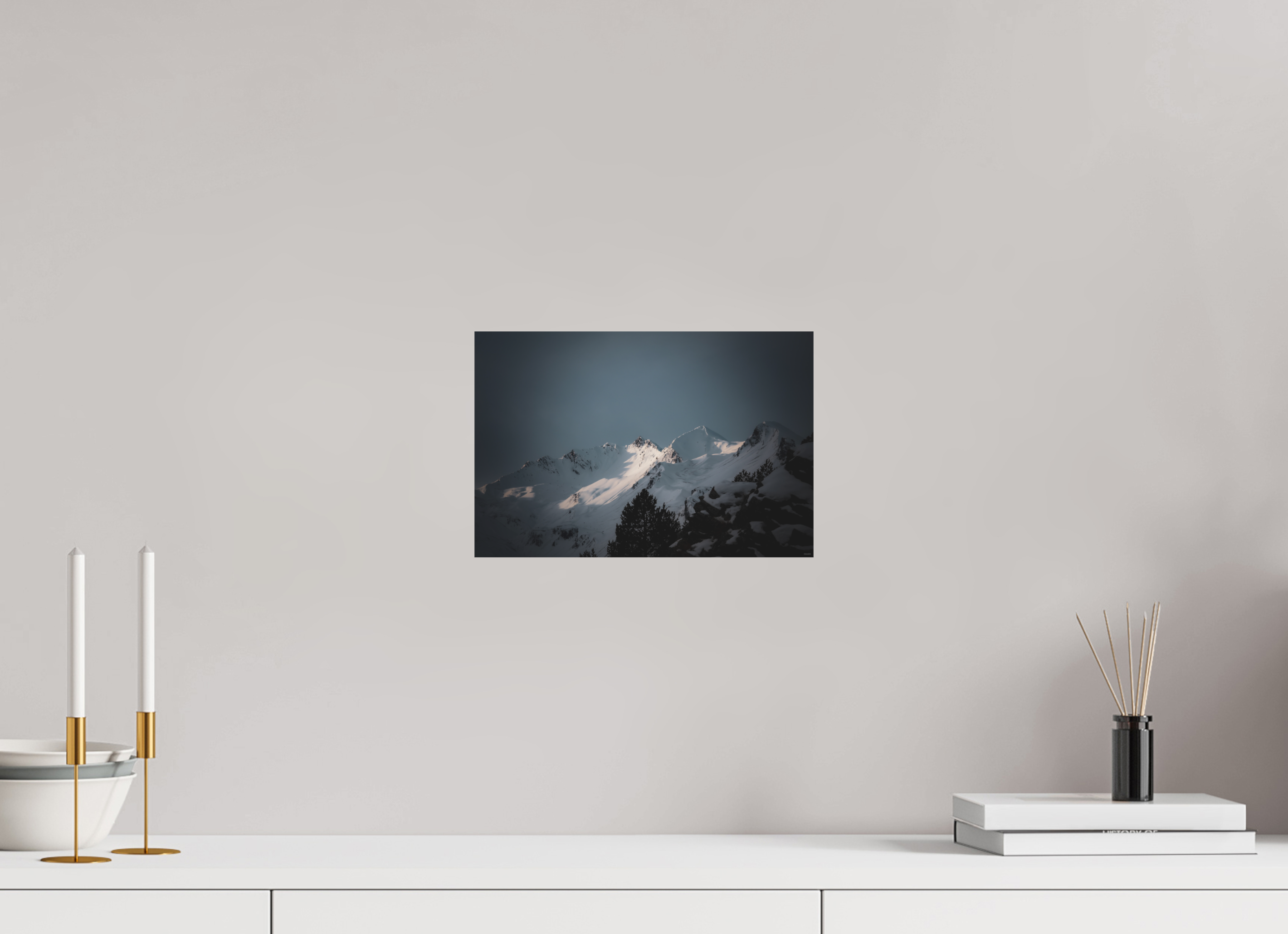 30 x 20 cm, Tirage Fine Art mat Lumière de lune