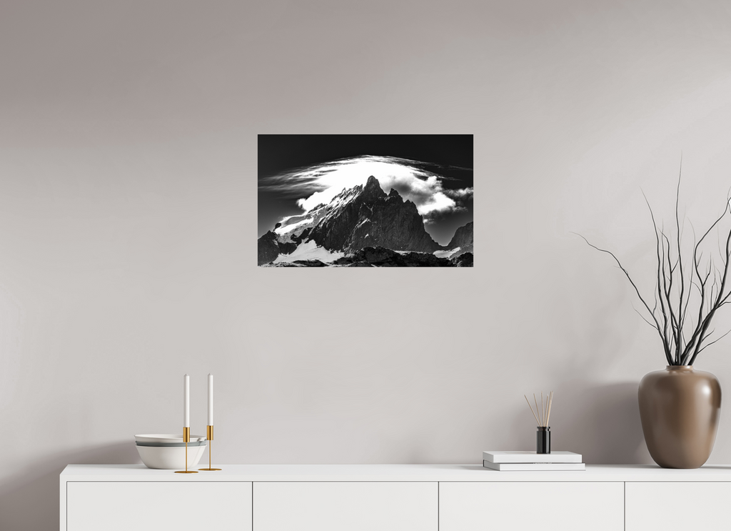 65,1 x 40 cm, Dibond verre brillant 2mm Souffle de Dieu