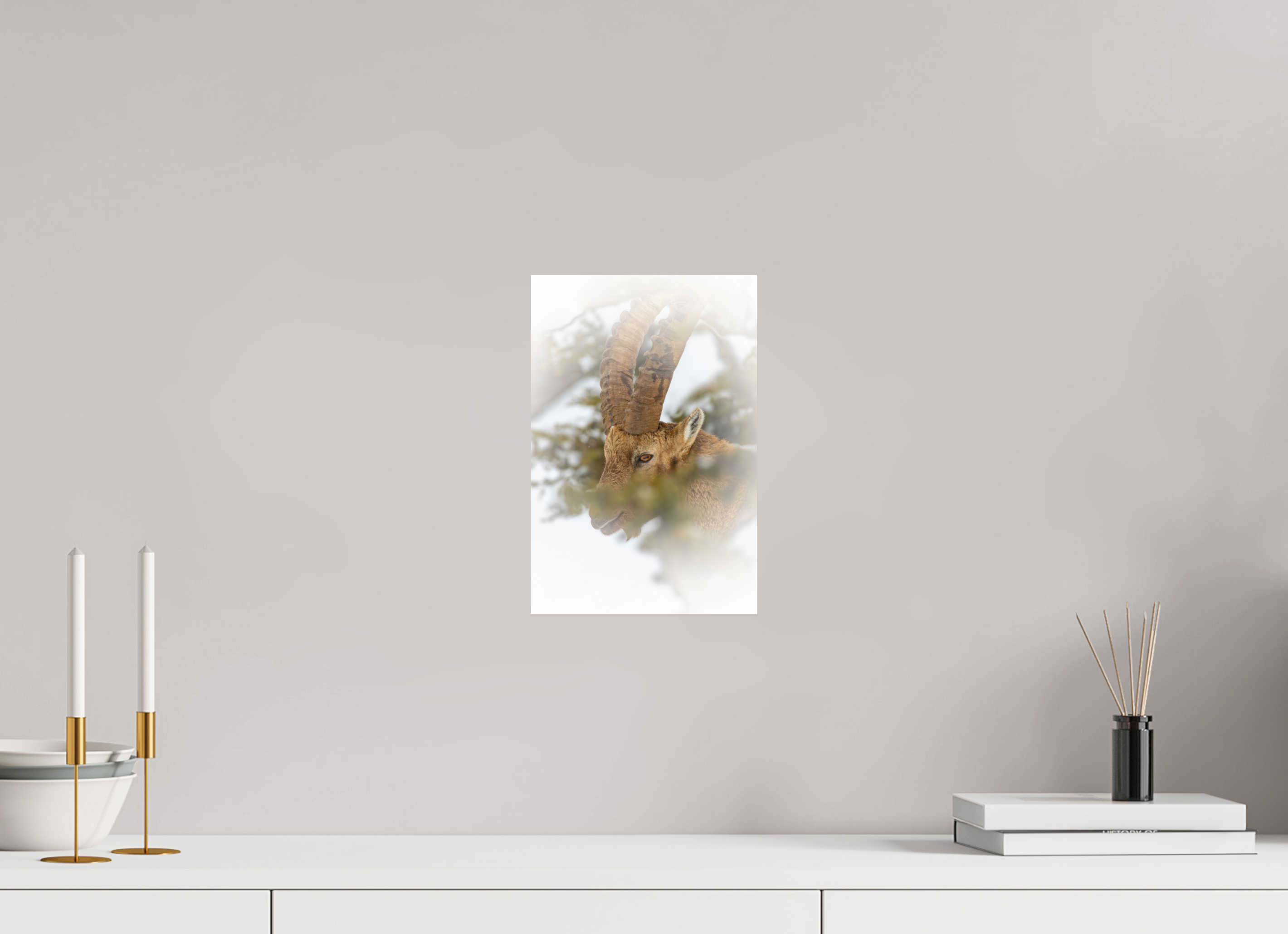 20 x 30 cm, Tirage Fine Art mat Présence voilée