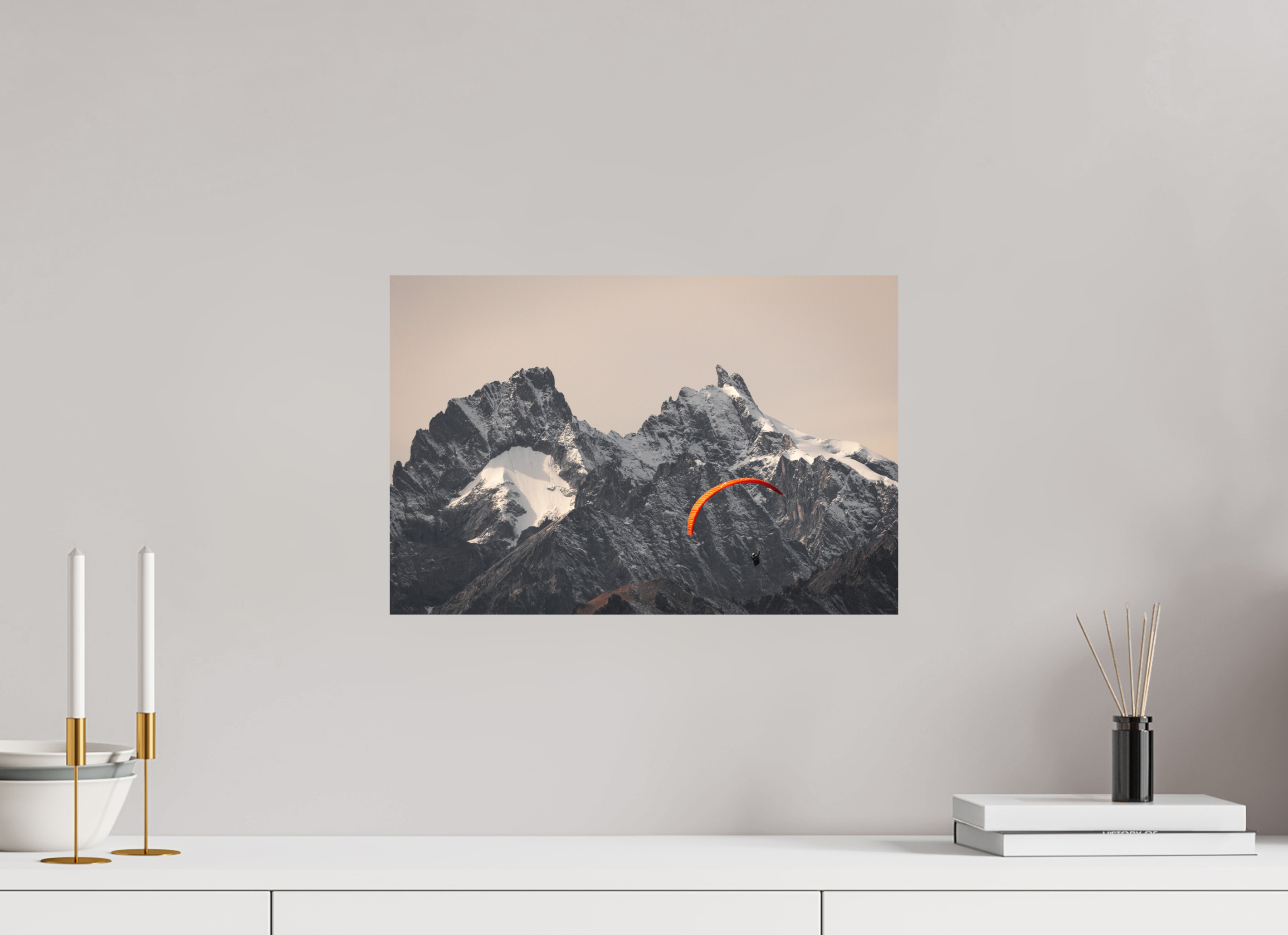 45 x 30 cm, Tirage Fine Art mat L'appel de la Meije