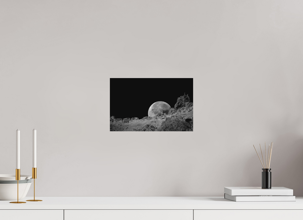31,3 x 20 cm, Tirage Fine Art mat Berceau de lune