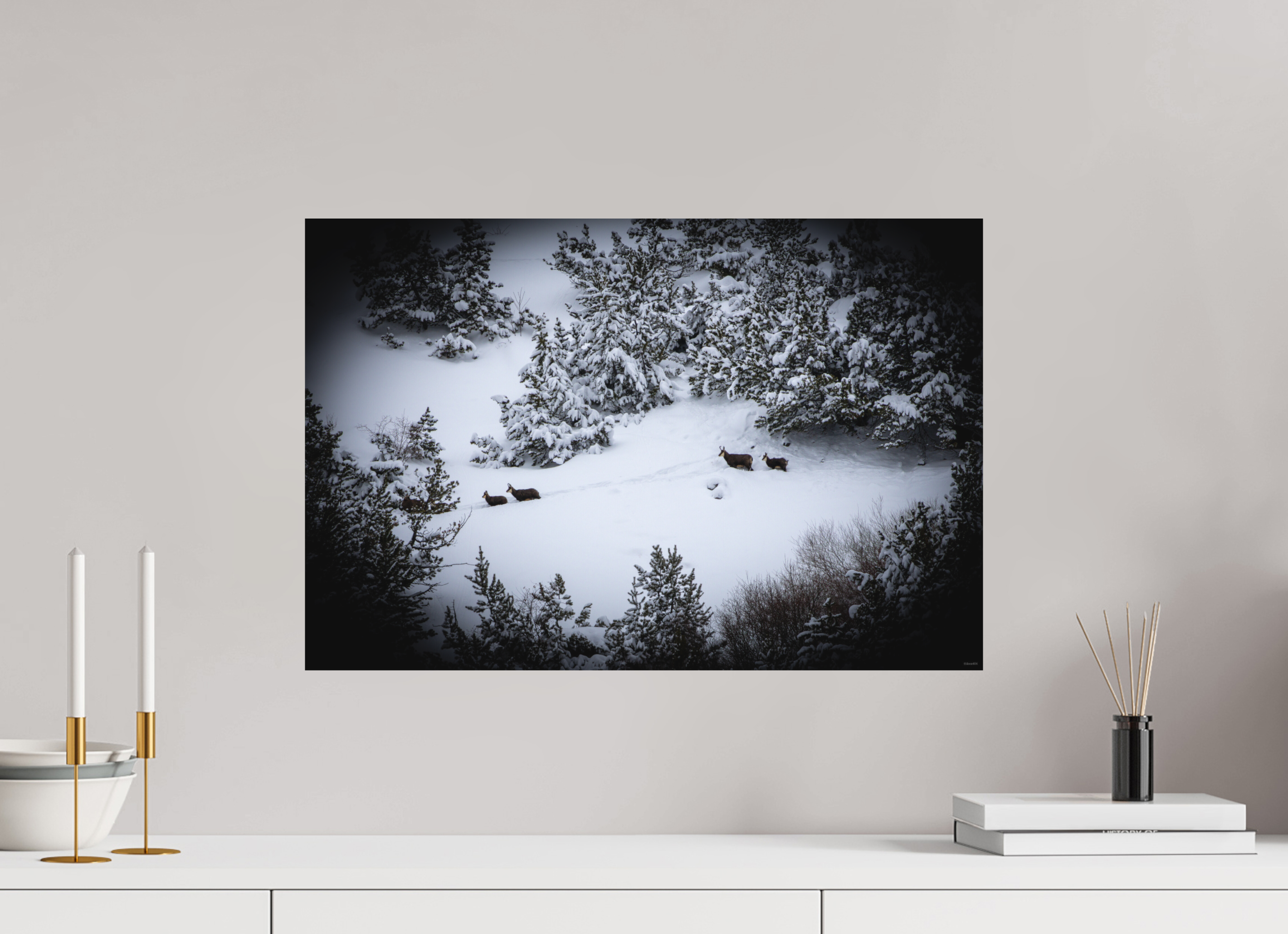 60 x 40 cm, Tirage Fine Art mat Ensemble