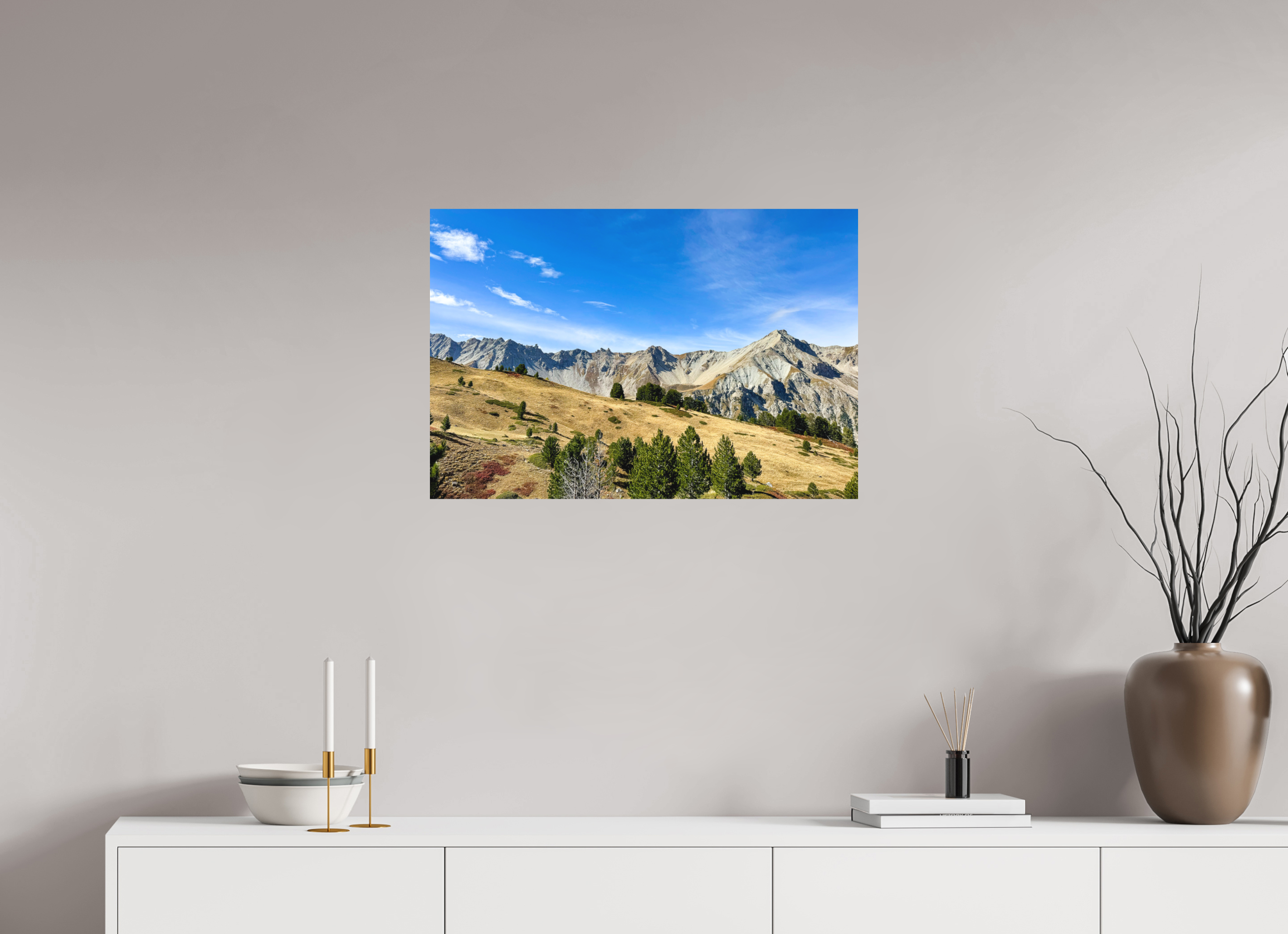 73,8 x 50 cm, Tirage Fine Art mat Penché