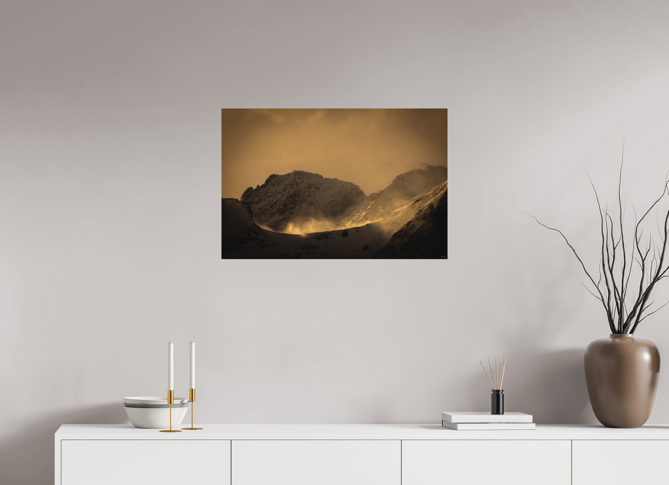 75 x 50 cm, Tirage Fine Art mat Chaudron