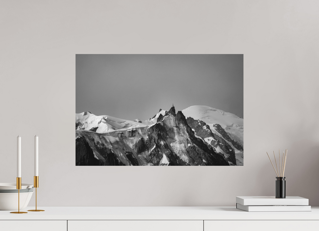 60 x 40 cm, Tirage Fine Art mat L'aiguille dans le blanc