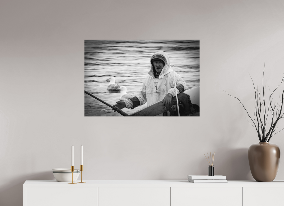 90 x 60 cm, Tirage Fine Art mat Regard noir