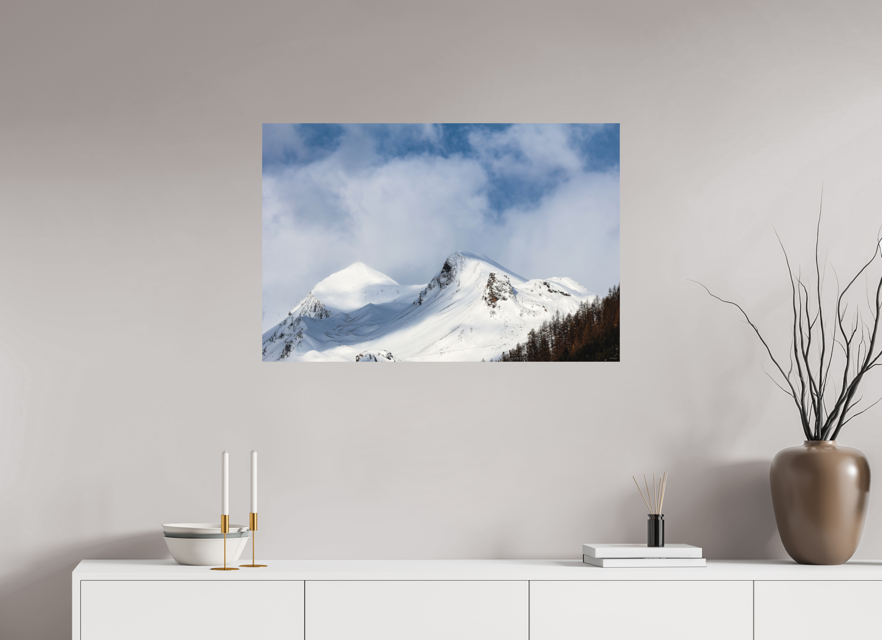 90 x 60 cm, Tirage Fine Art mat Invitation