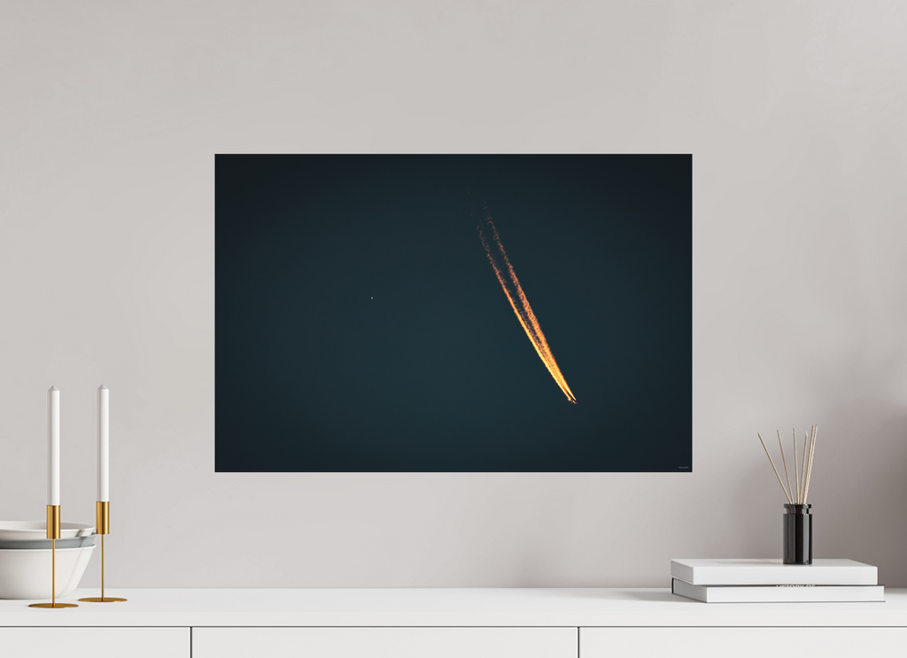 60 x 40 cm, Tirage Fine Art mat Sillage solaire